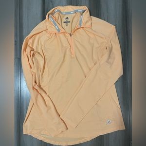 Adidas orange half zip